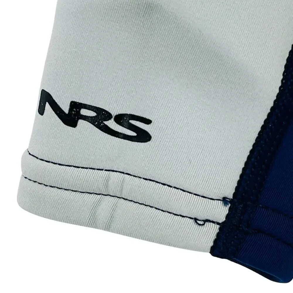 NRS Men’s HydroSkin Shirt Size XL Blue White Long Sleeve Protection